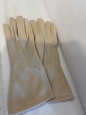 VINTAGE Beige Women's Gloves